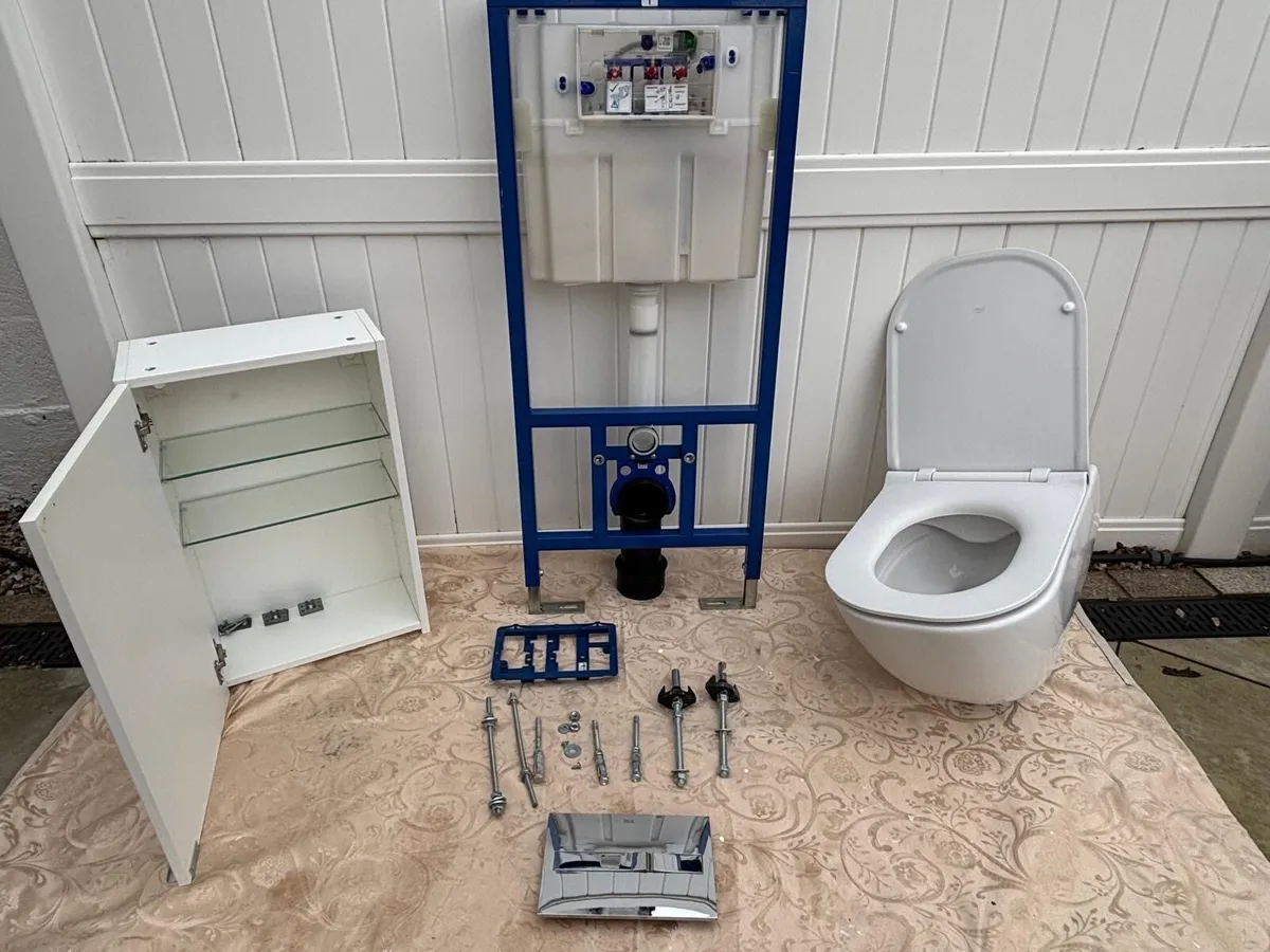 Concealed cistern, in-wall toilet and press - Image 2