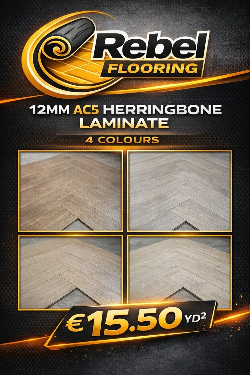 Herringbone laminate flooring - Image 1