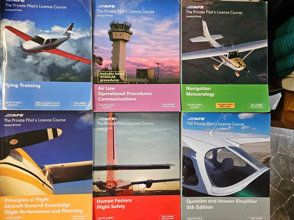 PPL Private Pilot License Books Full Set - Image 1
