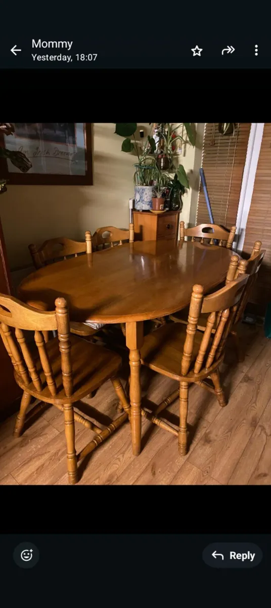 Table and 6 chairs - Image 3