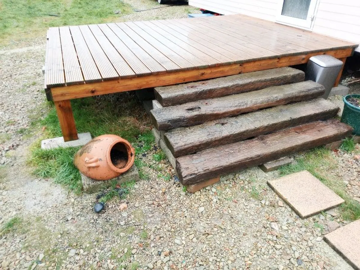 Timber Deck Complete plus Railway Sleepers - Image 1