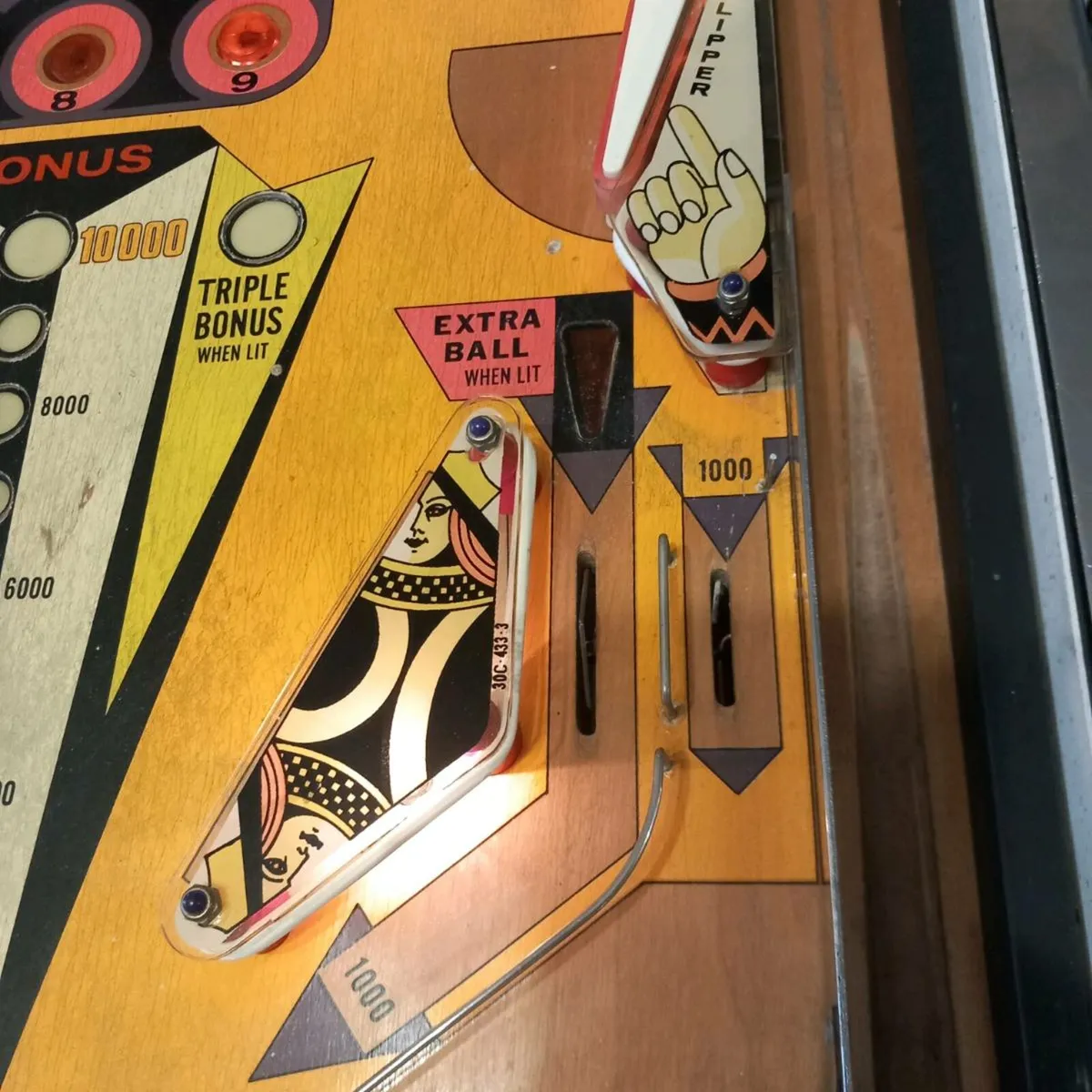 1974 williams lucky ace electromechanical pinball - Image 4