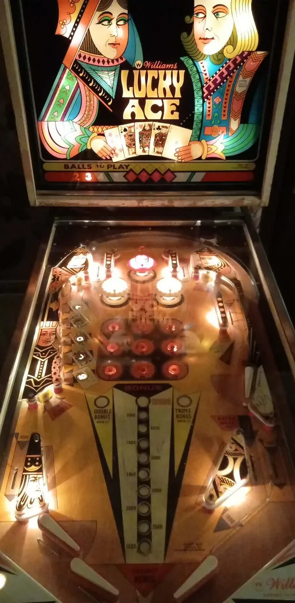 1974 williams lucky ace electromechanical pinball - Image 2