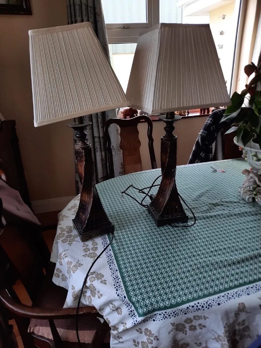 Pair of table lamps - Image 1