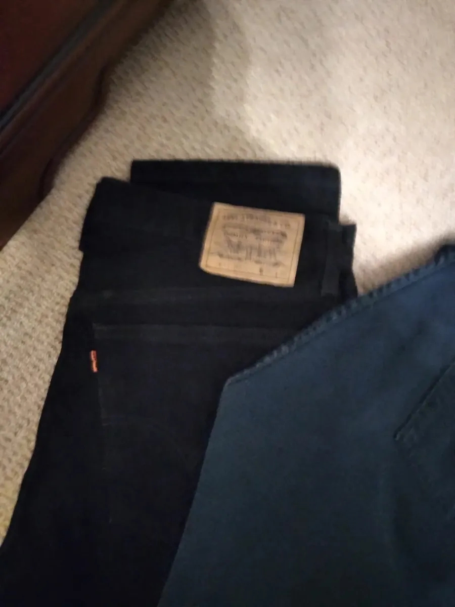 Levis and Wrangler Jeans - Image 1