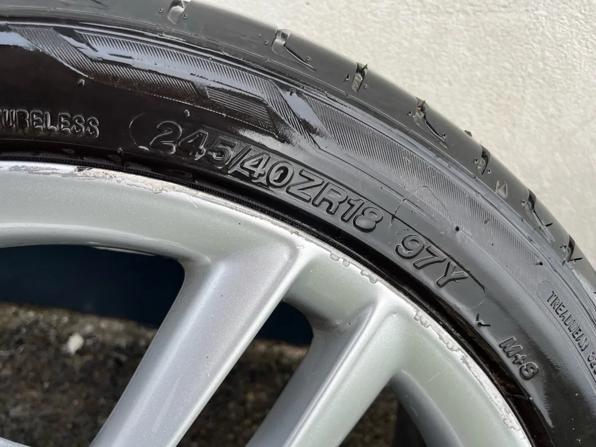 18inch alloys and tyres - Image 2