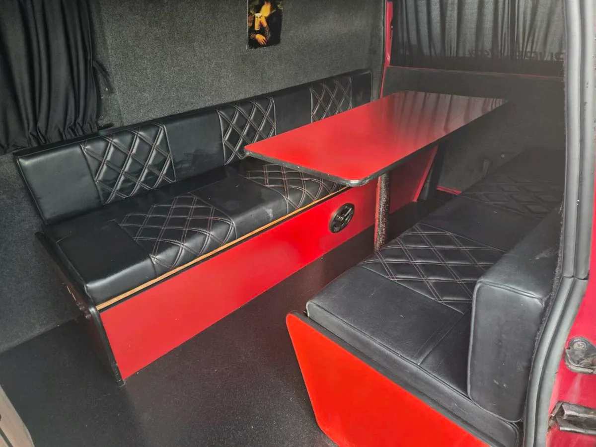 Vw Transporter kitchen unit/ fold out bench bed - Image 2