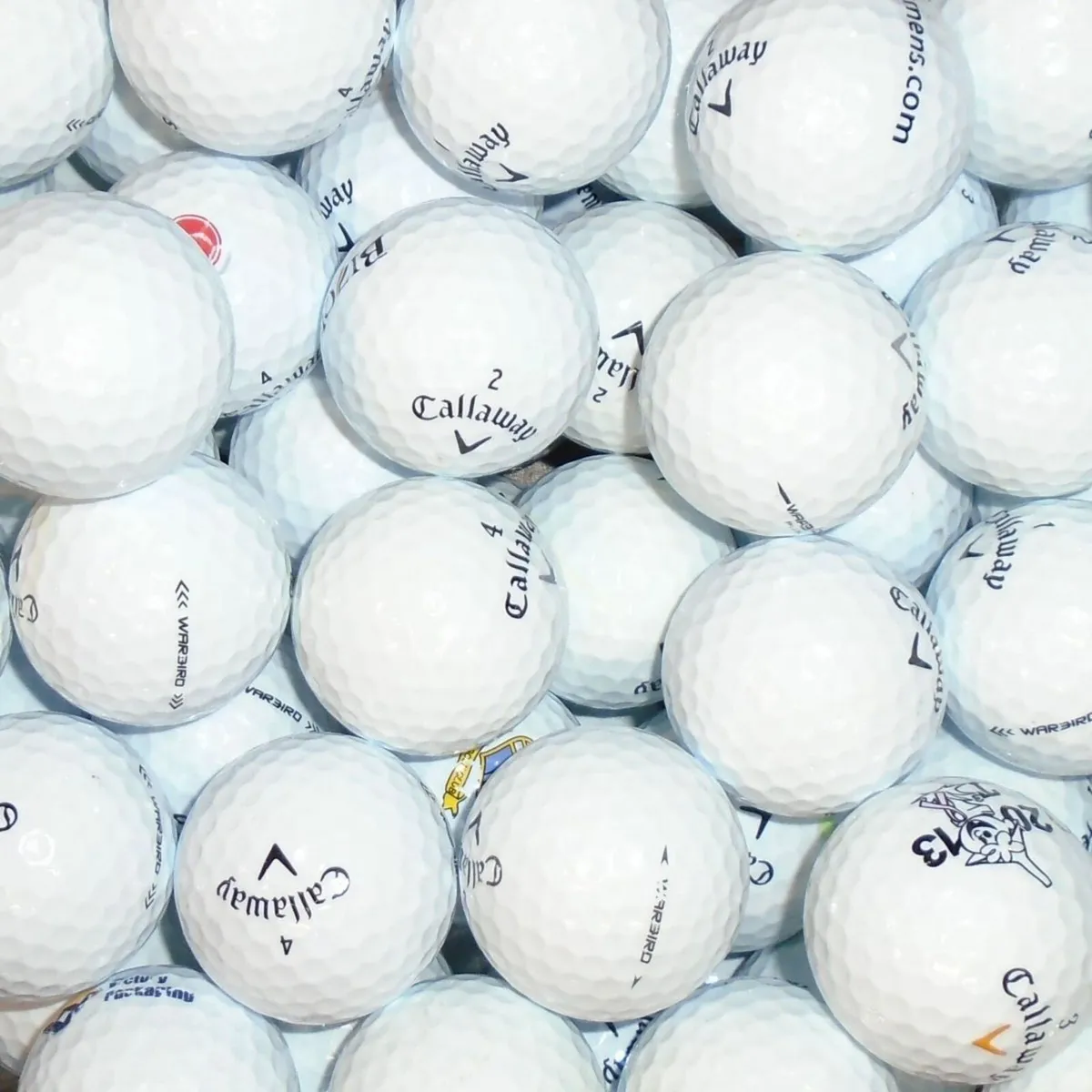 Callaway Warbird Lake Golf Balls - 80 Balls
