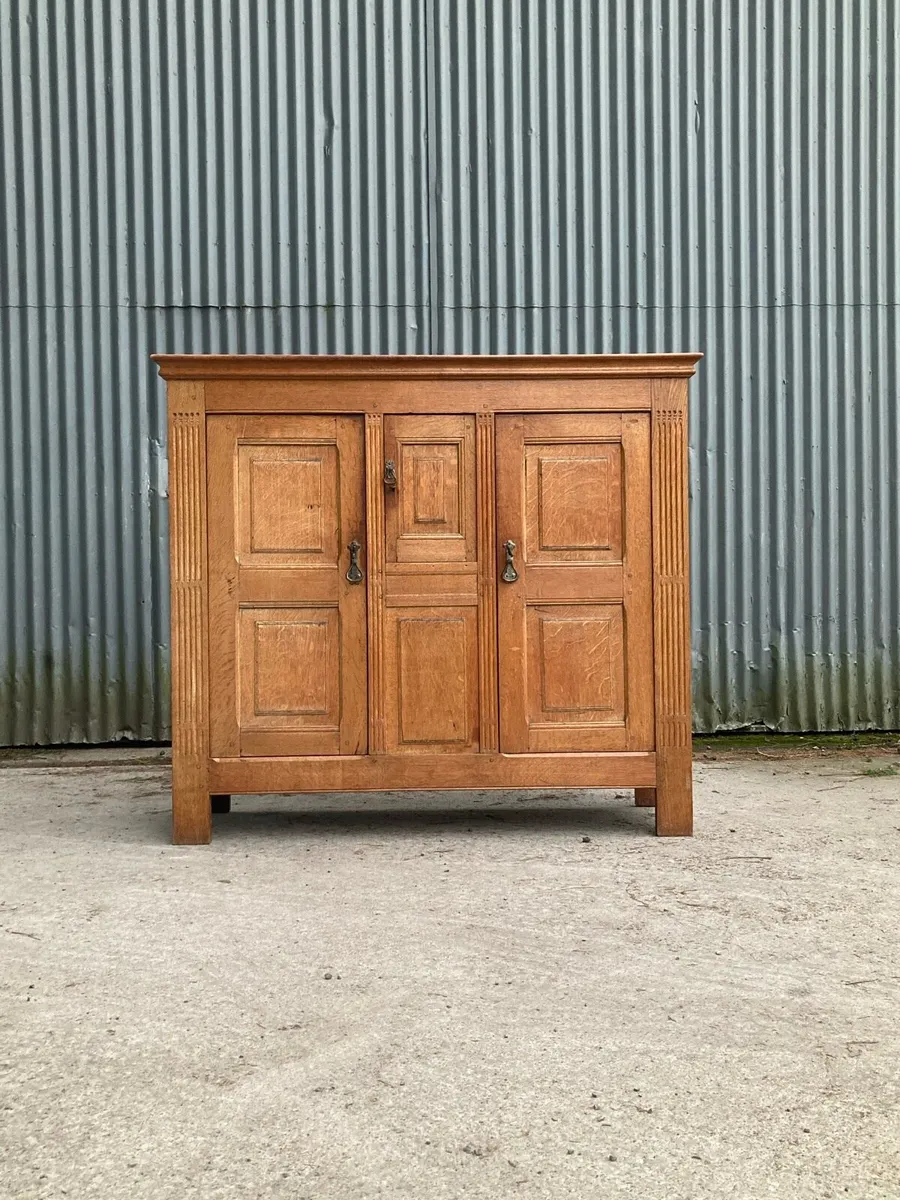 Vintage Oak Cabinet - Warehouse Open Sat 31st Jan - Image 1