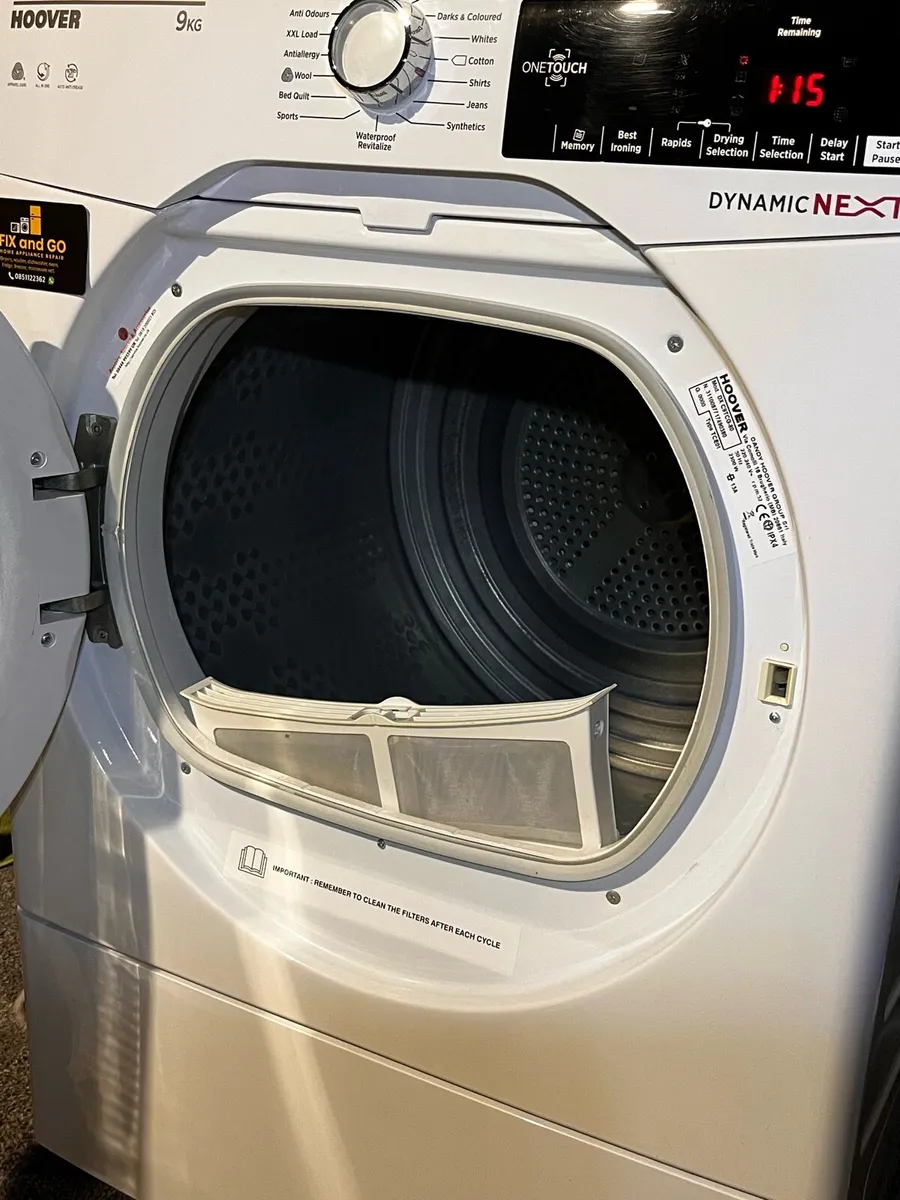 Hoover Dynamic Next – 9kg Condenser Tumble Dryer - Image 3