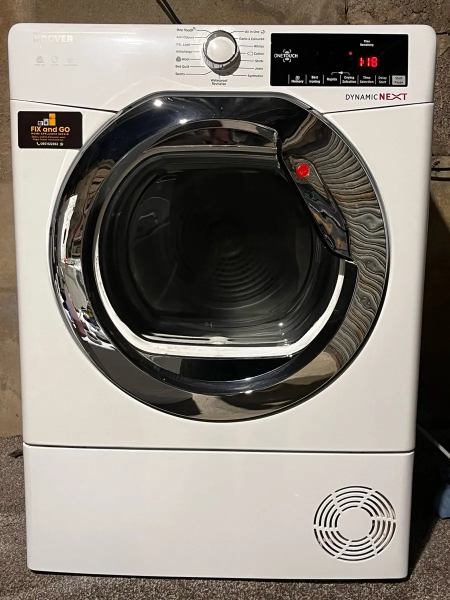 Hoover Dynamic Next – 9kg Condenser Tumble Dryer - Image 1