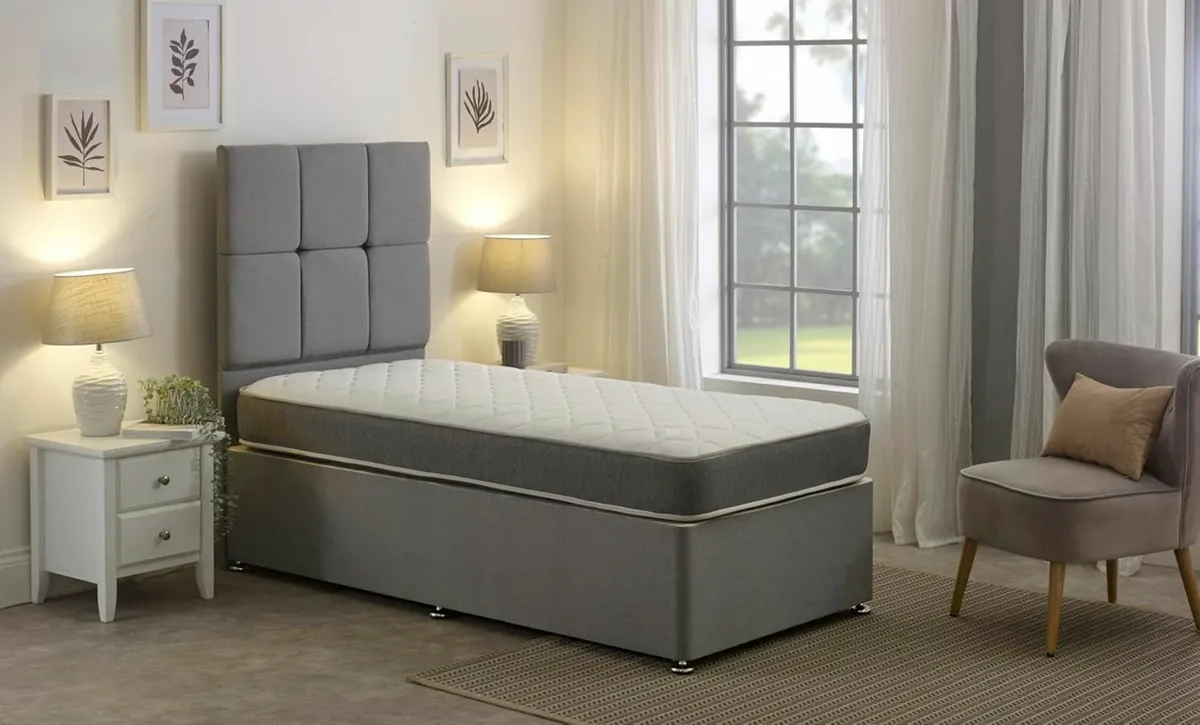 Grey Essentials Small Single Mattress (75x190cm) - Image 4