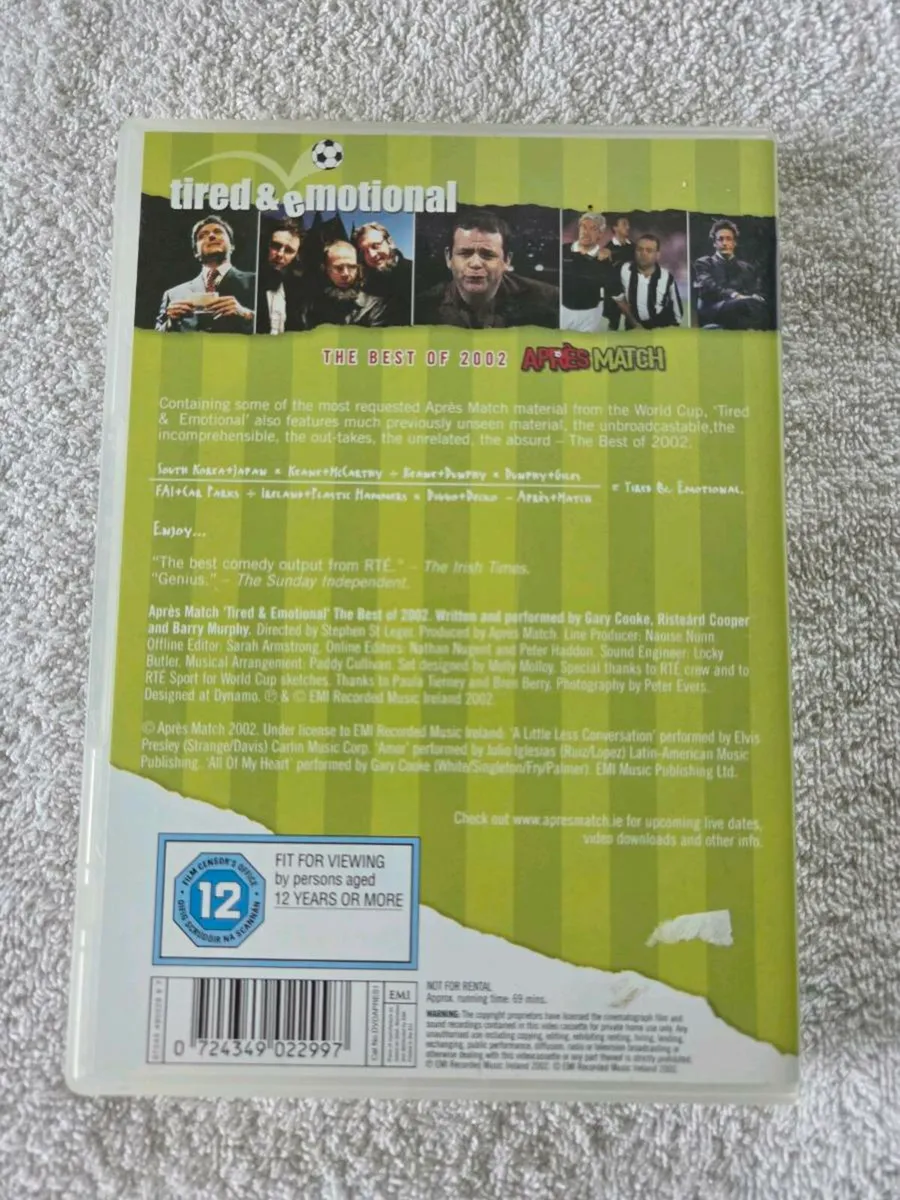 Apres Match DVD The Best of 2002 RTE Soccer - Image 2