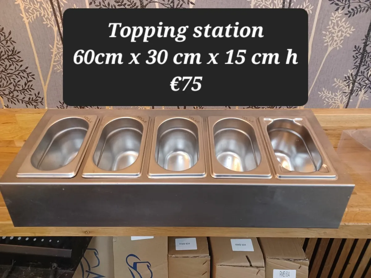 Toppings station, gastro tubs - Image 1