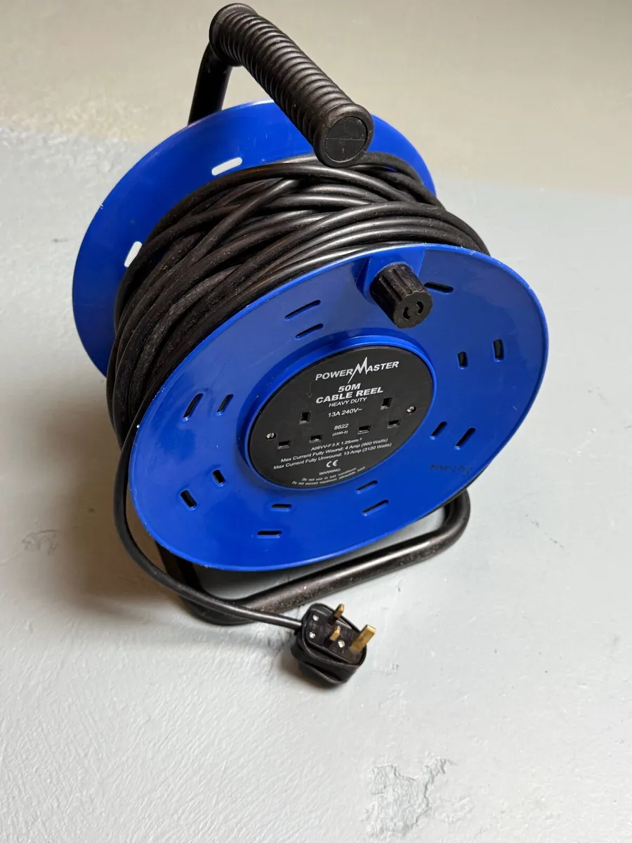 50 Metre Electric Cable Reel - Image 2