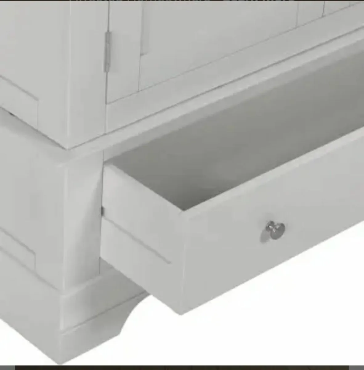 Bordeaux 3 Door Wardrobe Pebble Grey - Image 4