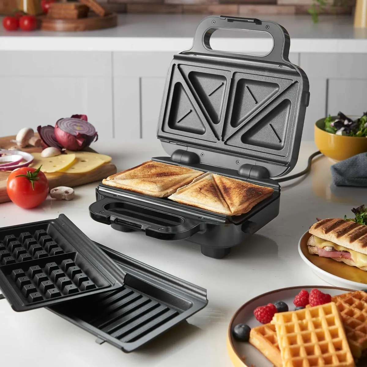 Sandwich Maker 3 in 1 Creations (Waffle panini - Image 2