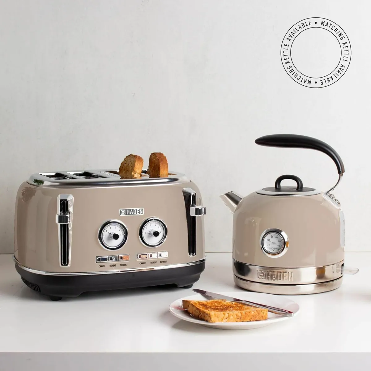 Jersey Putty Retro 4 Slice Toaster - Slot with - Image 2