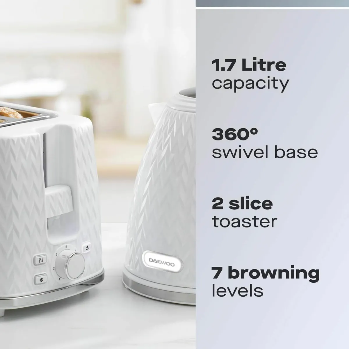 Argyle SDA1830 1.7 Litre 3kw Jug Kettle and 2 - Image 2