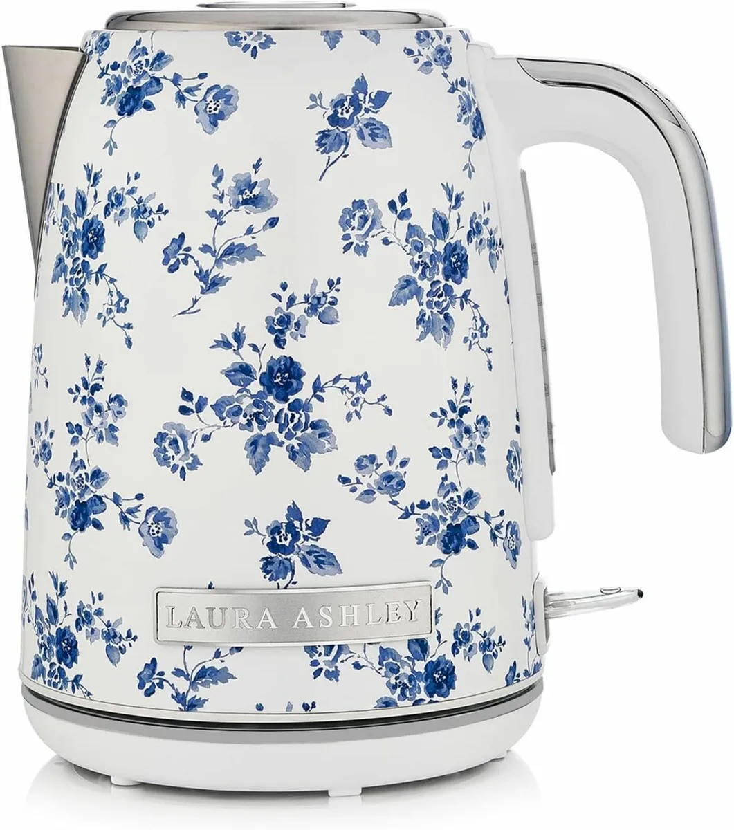 Laura Ashley Rose 1.7 Litre Stainless Steel - Image 1