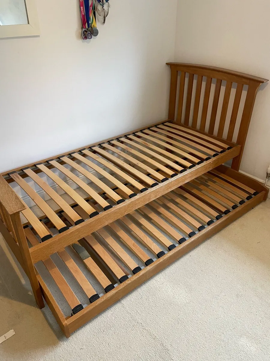 Solid Oak 2 bed - Image 1