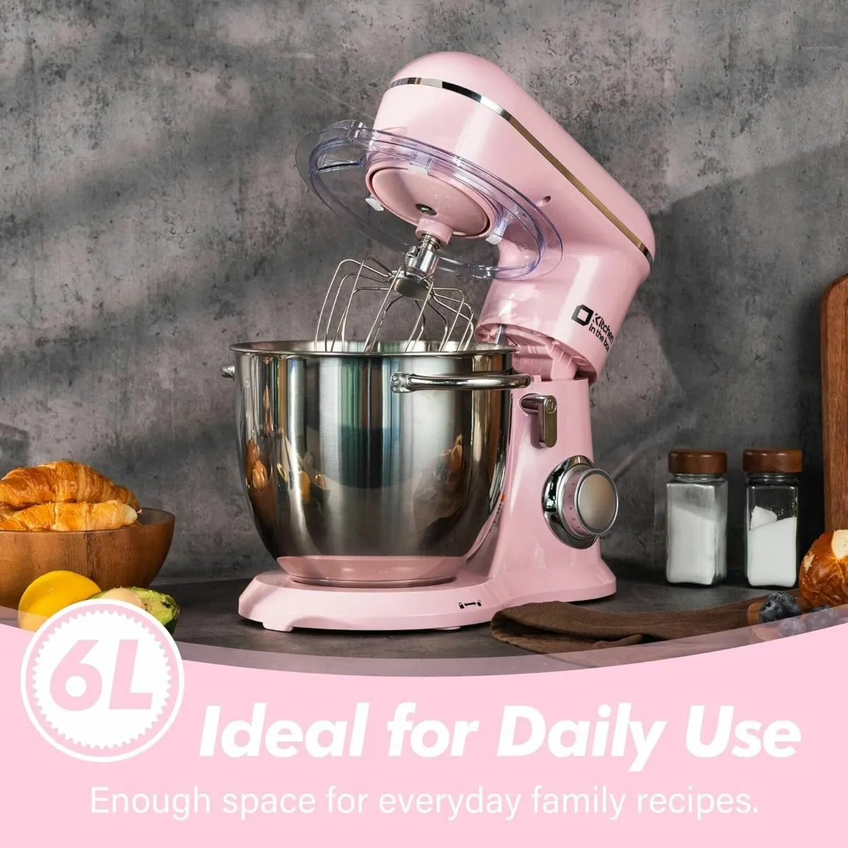 Stand Mixer 6L Electric Food with 10 Speeds 1300W - Image 4