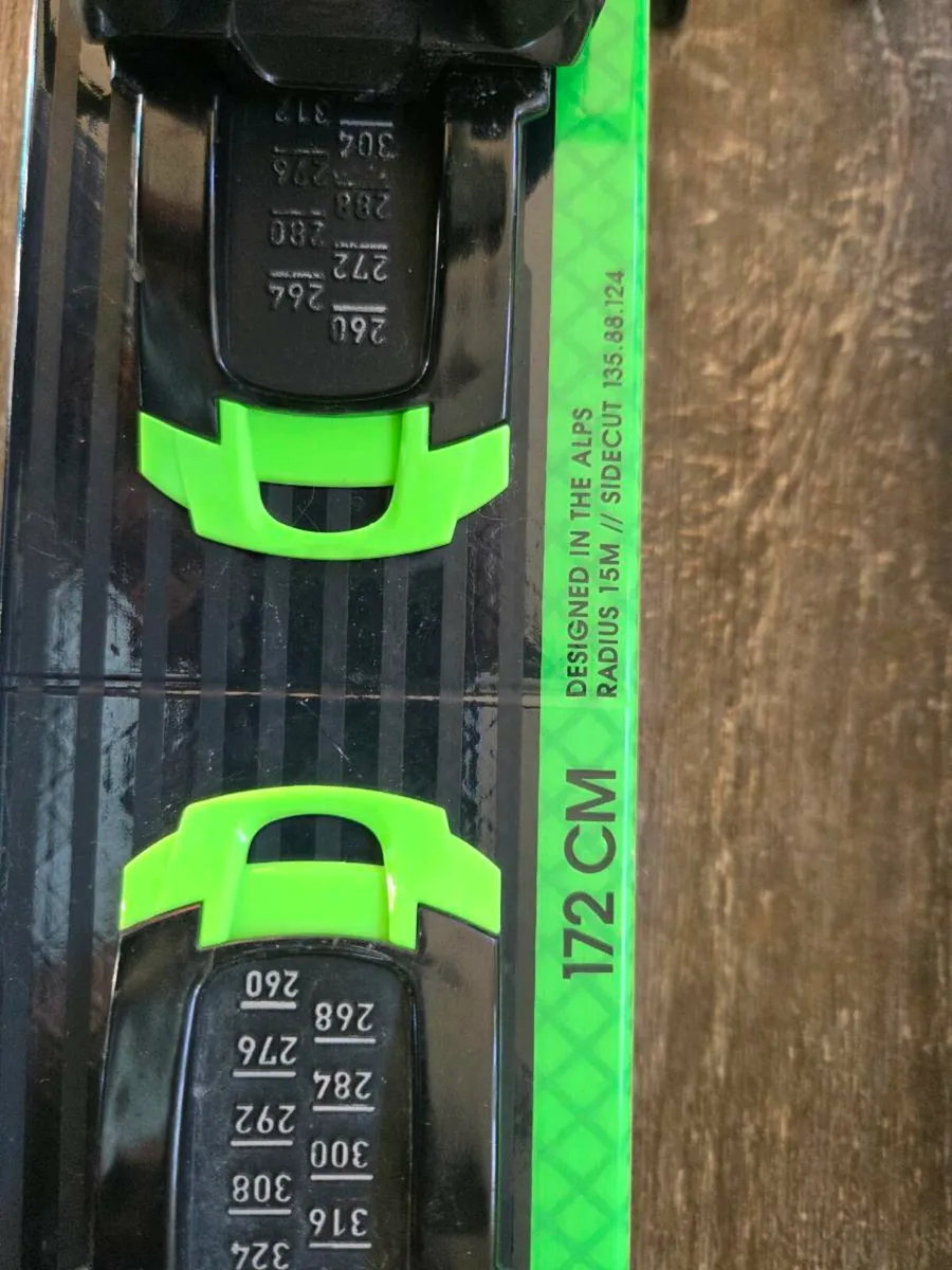 Ski's Rossignol HD88 EXP 172cm with Look bindings - Image 3