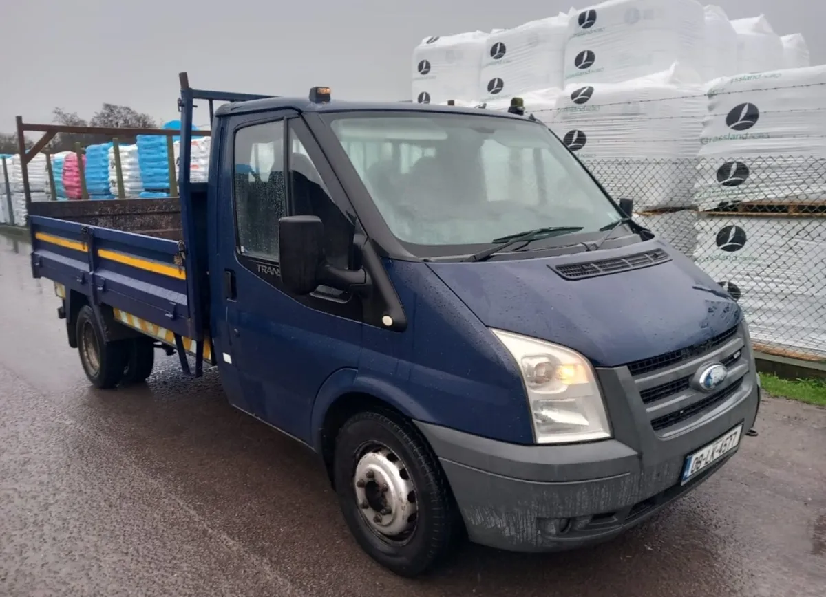 08 Ford Transit Tipper 2.4 Turbo Diesel, New CVRT - Image 1