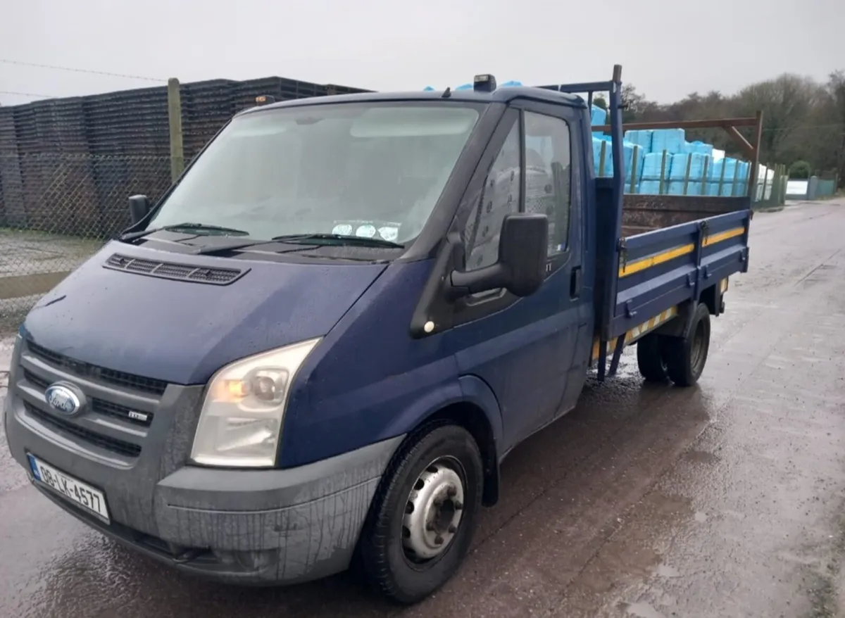 08 Ford Transit Tipper 2.4 Turbo Diesel, New CVRT - Image 2