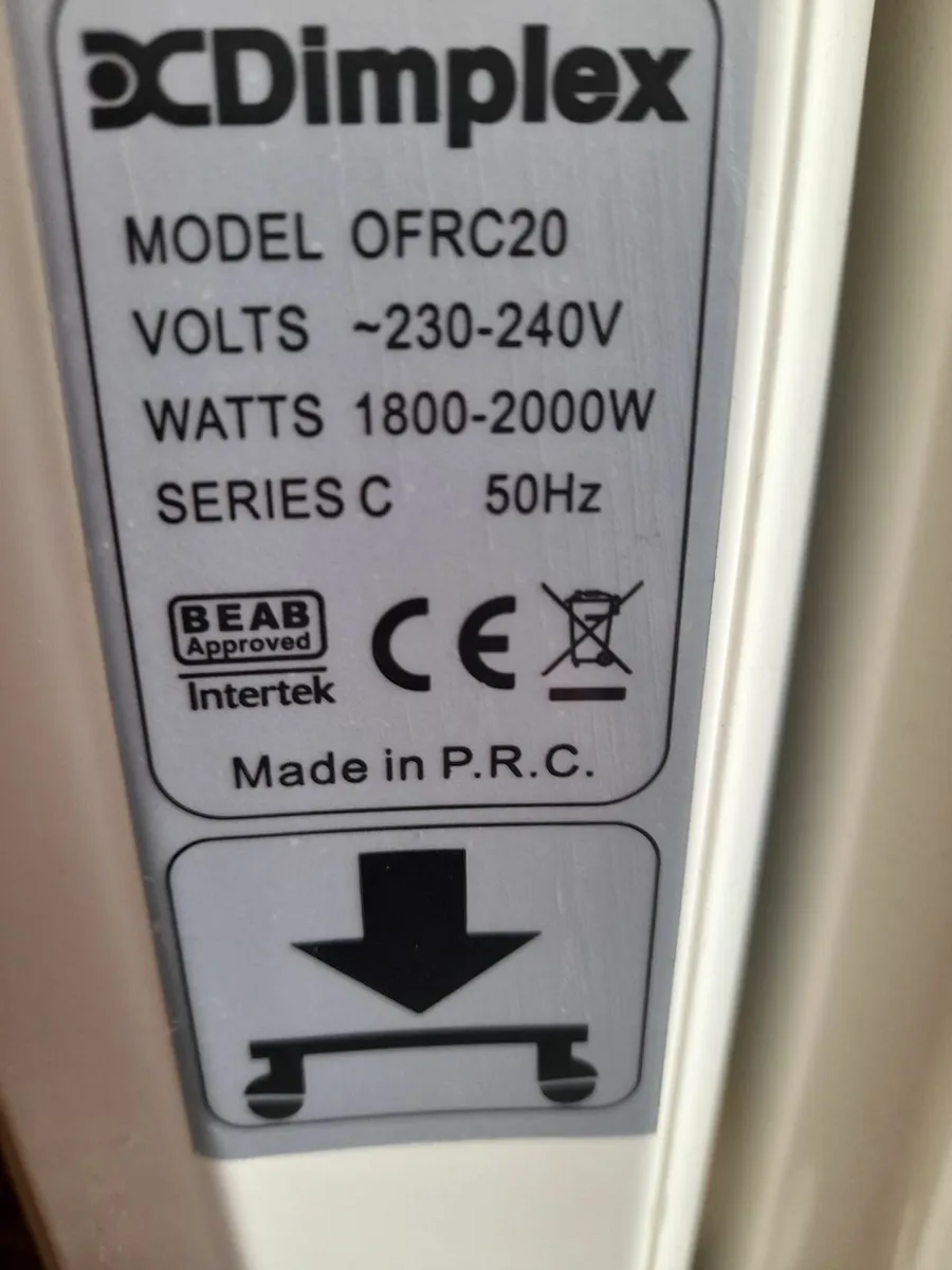 Dimplex storage heater - Image 1