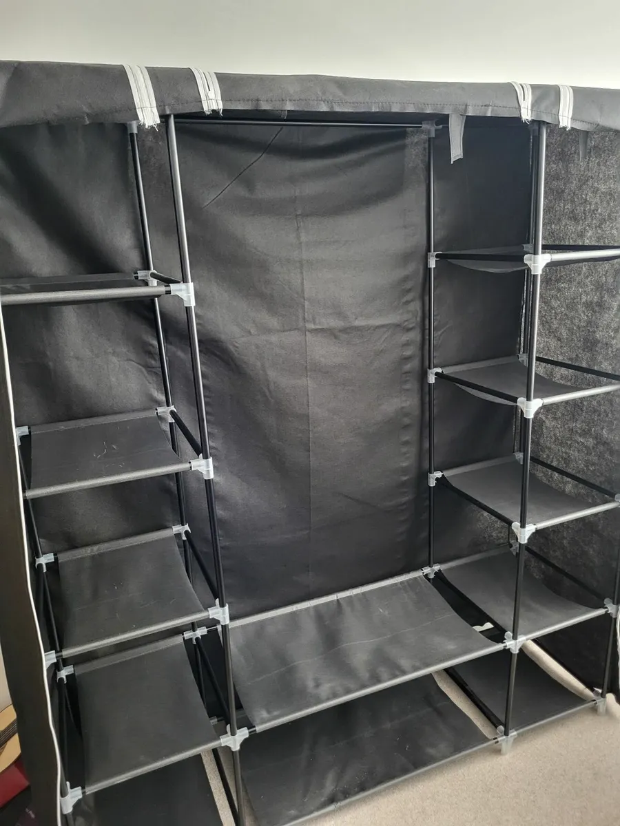 Portable Canvas Wardrobe - Image 2