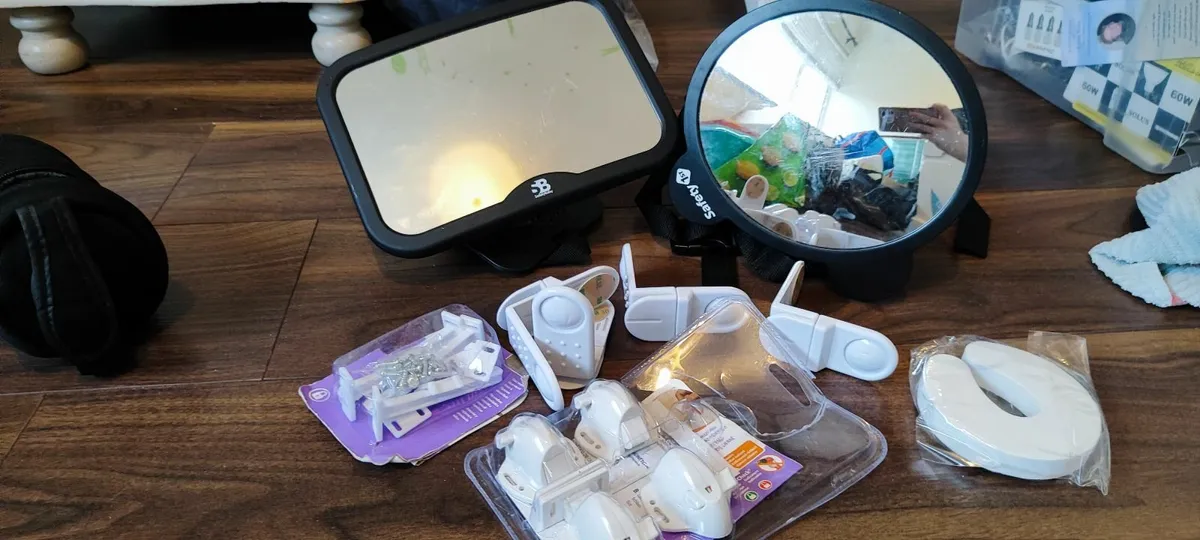 Kids Car mirror and safety locks