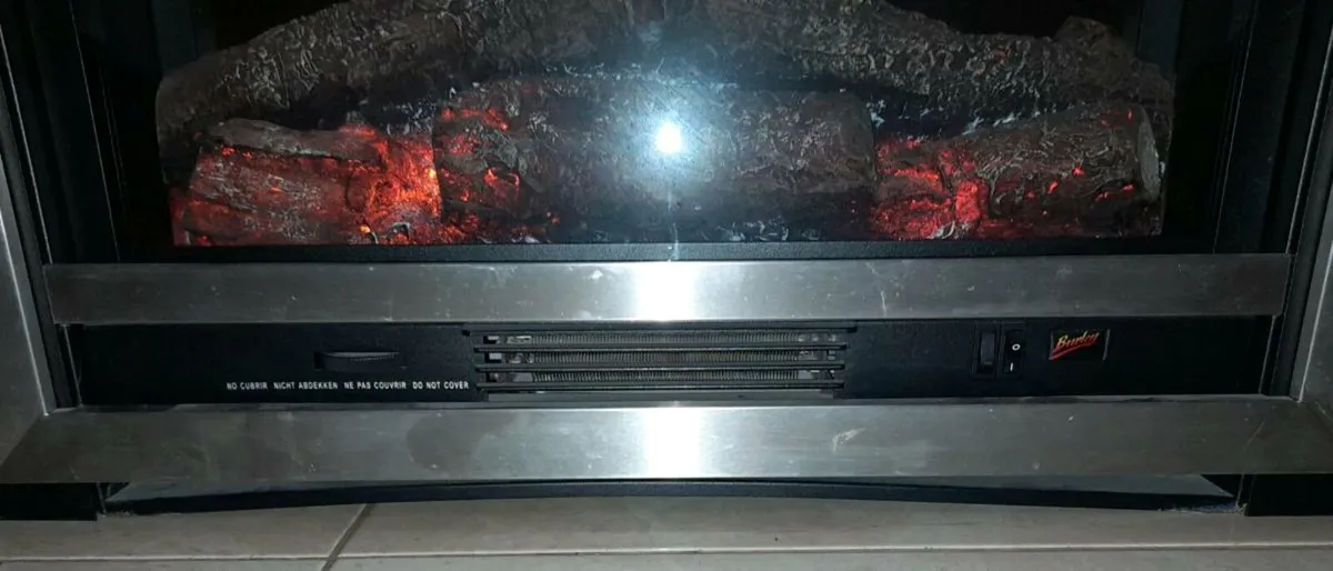 Burley electric fireplace heater for sale - Image 3