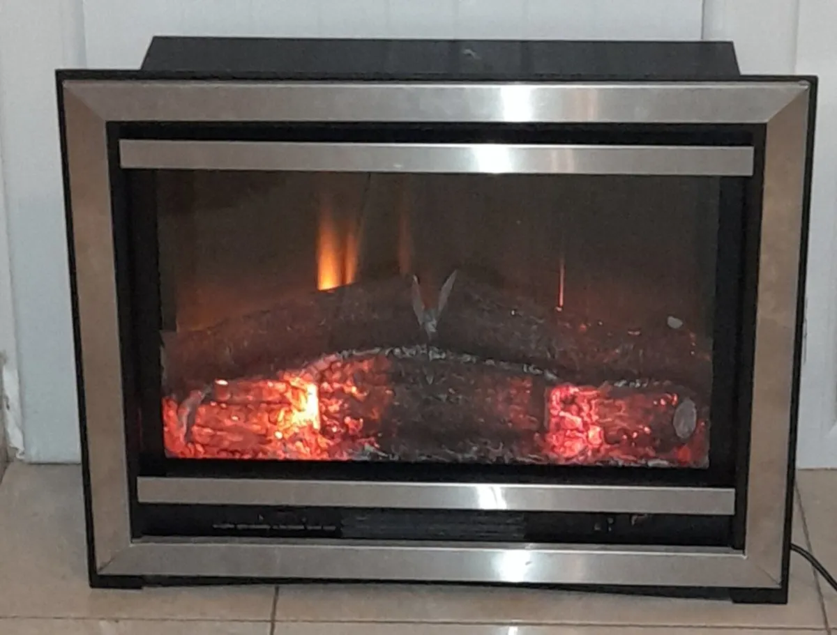 Burley electric fireplace heater for sale - Image 1