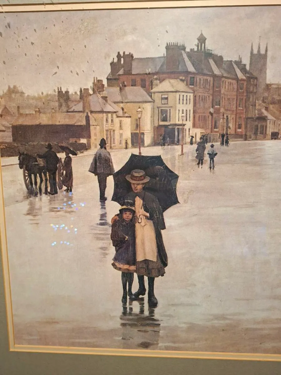 Large framed print by Norman Garstin 1847 - 1926 - Image 2