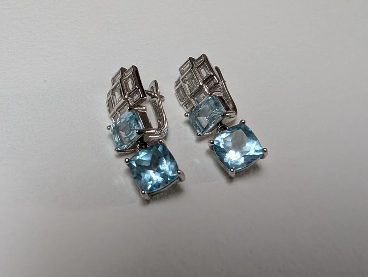 silver earrings - Image 4