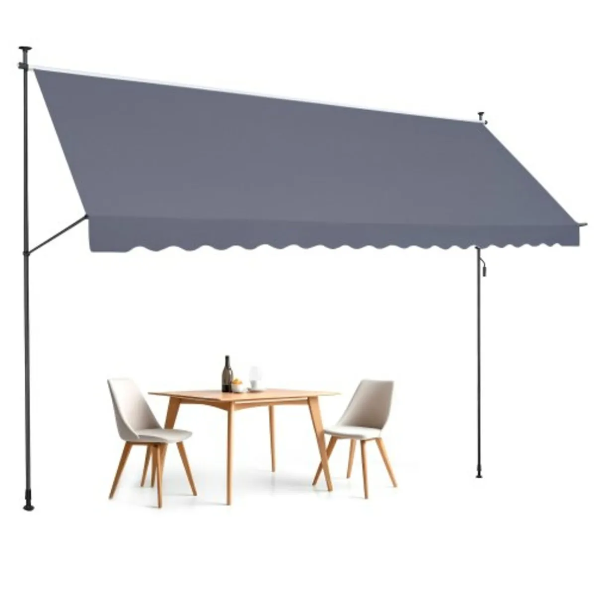 178x47" Patio Awning Retractable Awning Sunshade S - Image 1
