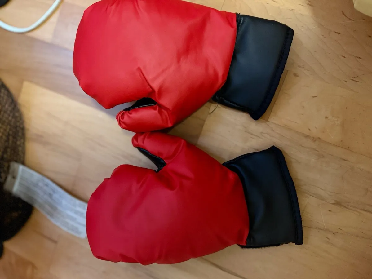 Box bag and gloves - Image 1