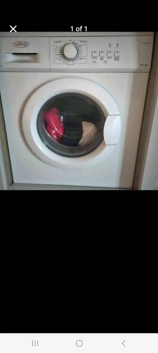 Belling washing machine - Image 1