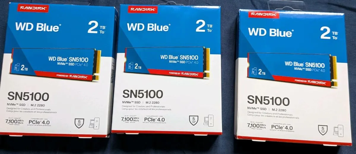 Wd Blue Sn5100 2TB Nvme SSD
