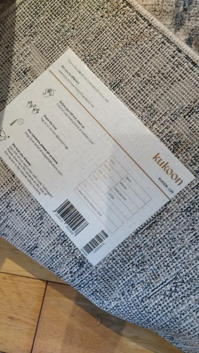 Kukoon Large area rug (new) - Image 2