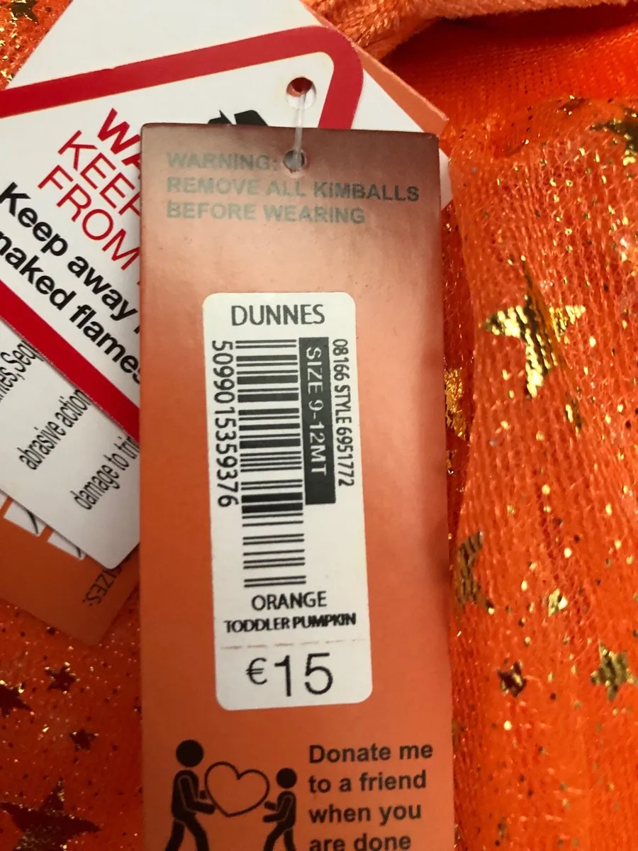 Girls BNWT Halloween costumes 9/12 mths €10 - Image 3