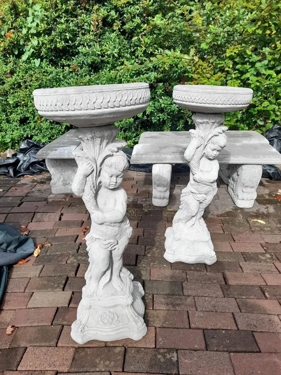 Angel Bird Bath - New -  From Only 85 - Image 1