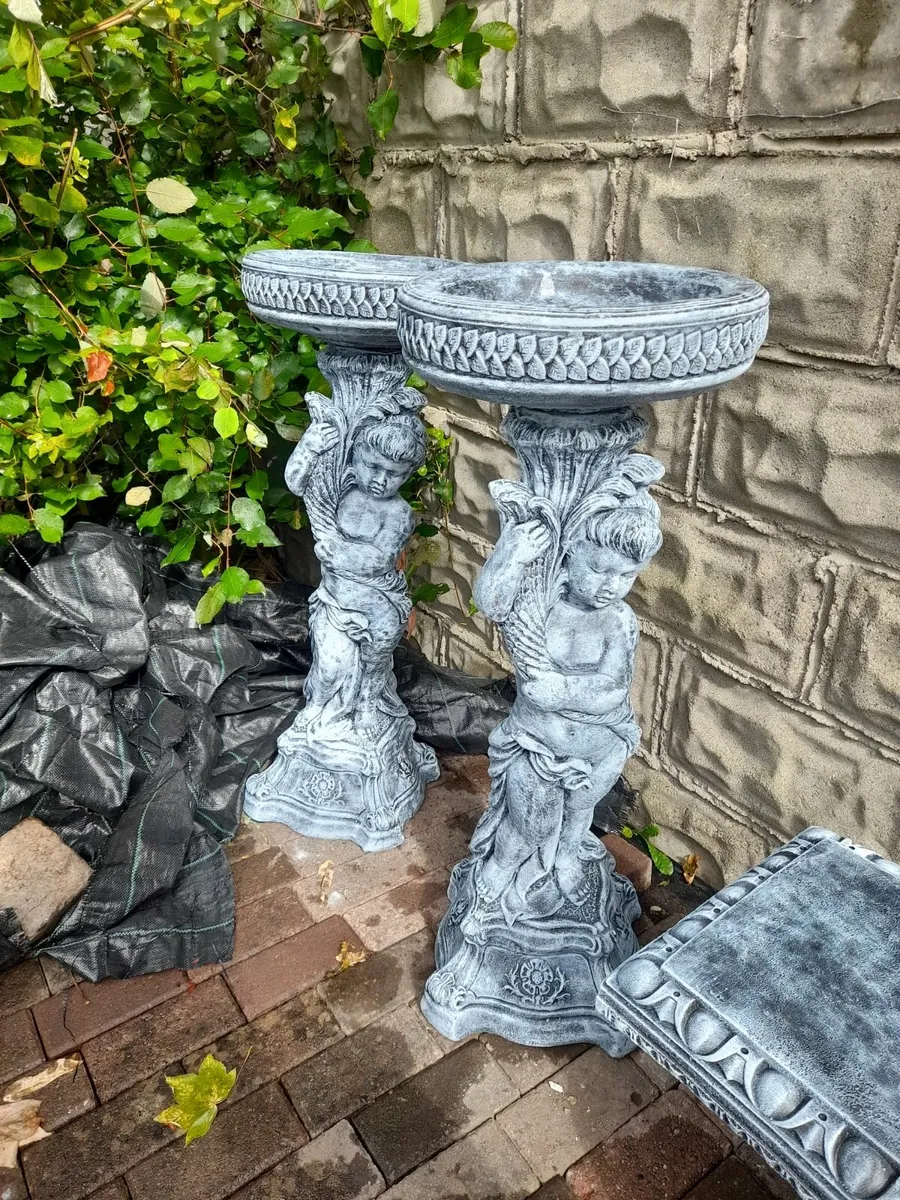 Angel Bird Bath - New -  From Only 85 - Image 4