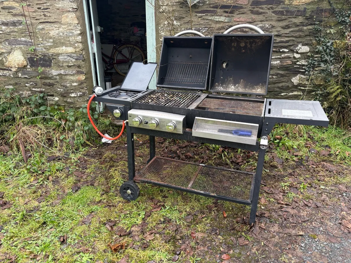 Large Gas/Charcoal BBQ - Image 2