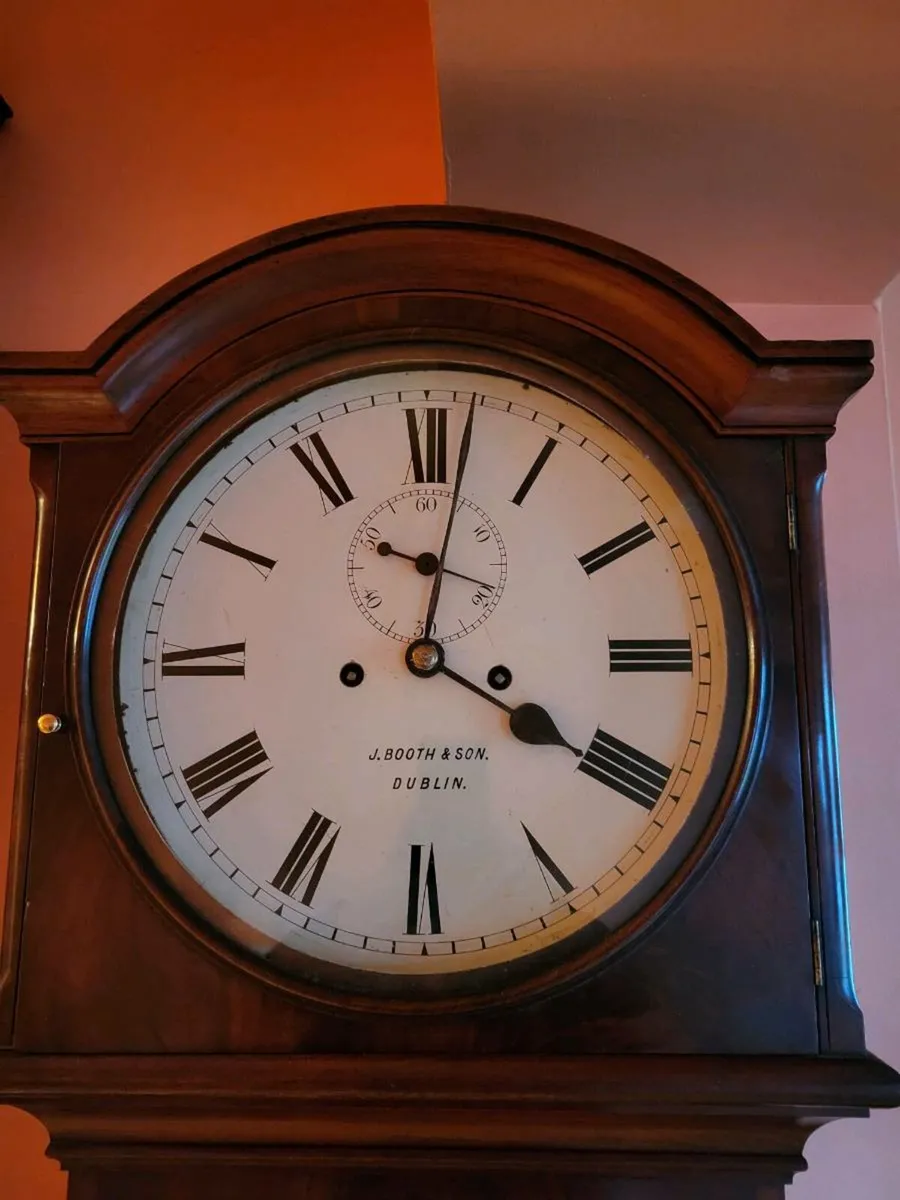 Irish longcase regulator clock 1870 - Image 3