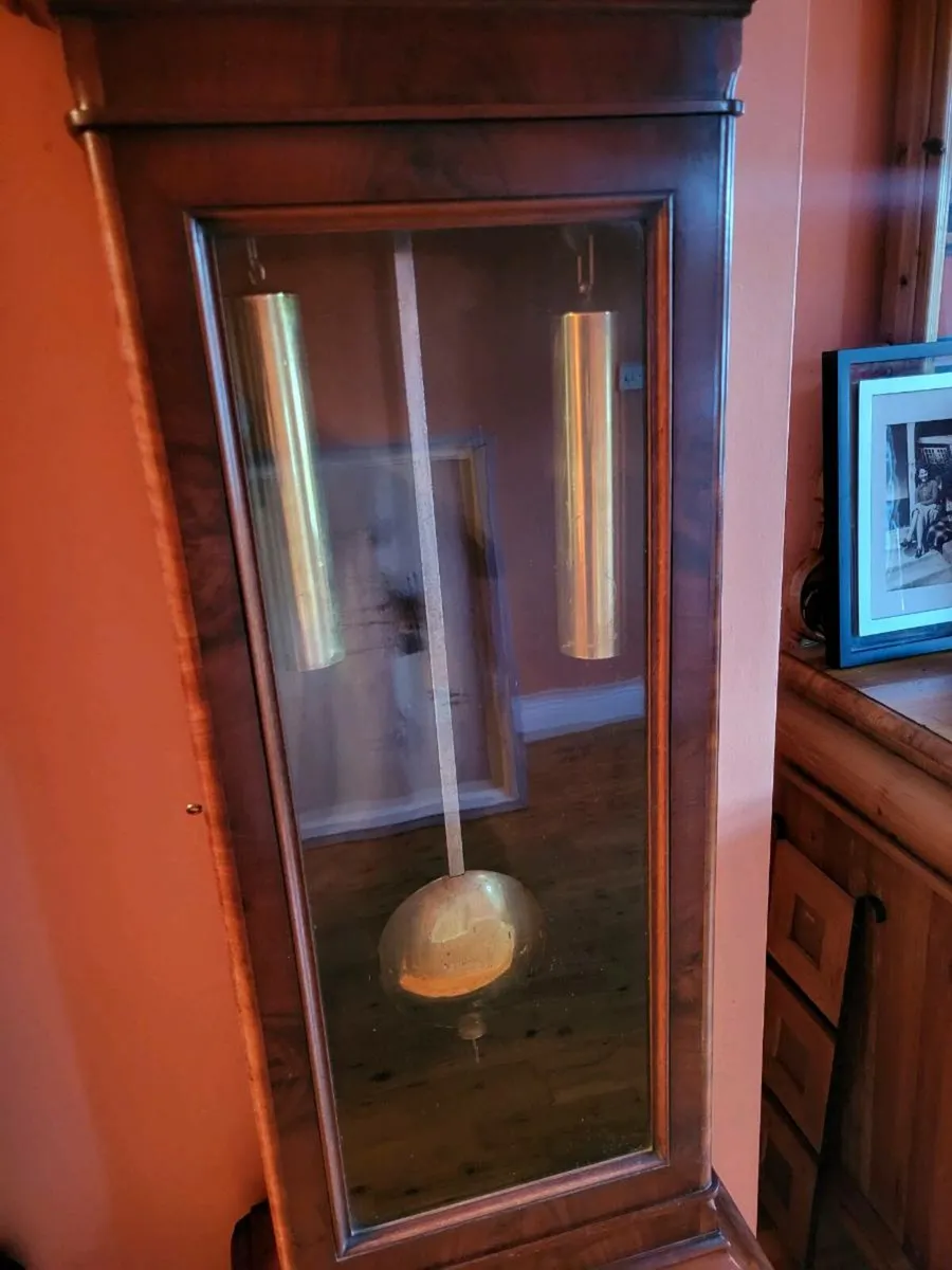 Irish longcase regulator clock 1870 - Image 4