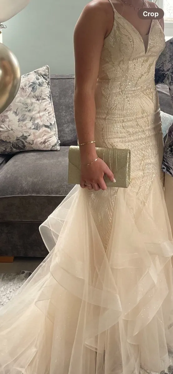 Champagne debs dress - Image 4