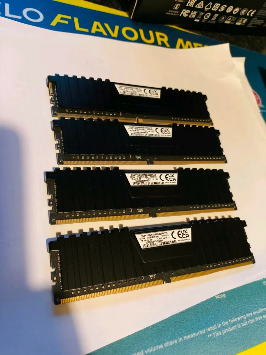 32GB DDR4 Ram . Corsair vengeance 3200Mhz - Image 1