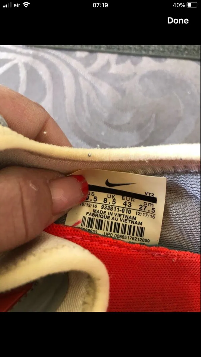 Mens Nike trainers uk 8.5 €25 - Image 4
